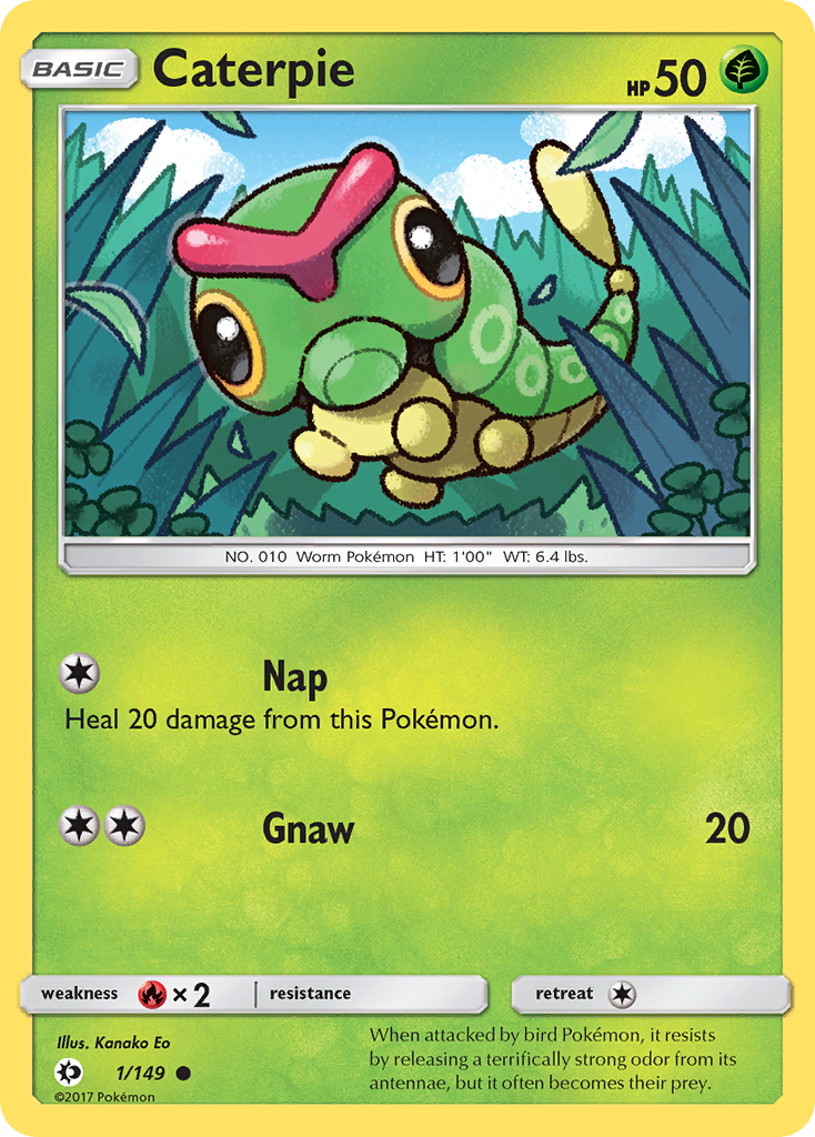 Caterpie (1/149) [Sun & Moon: Base Set] | Mindsight Gaming