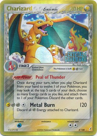 Charizard (4/100) (Delta Species) (Stamped) [EX: Crystal Guardians] | Mindsight Gaming