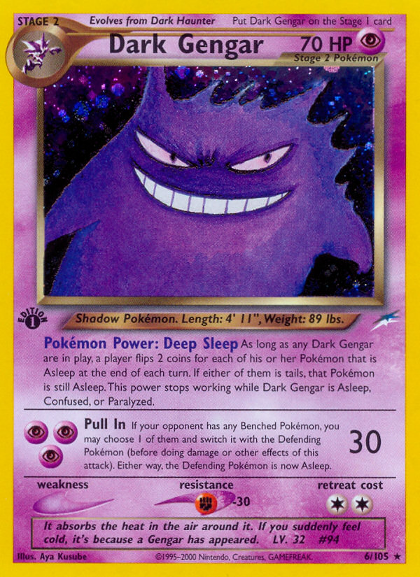 Dark Gengar (6/105) [Neo Destiny 1st Edition] | Mindsight Gaming