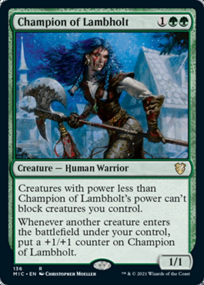 Champion of Lambholt [Innistrad: Midnight Hunt Commander] | Mindsight Gaming