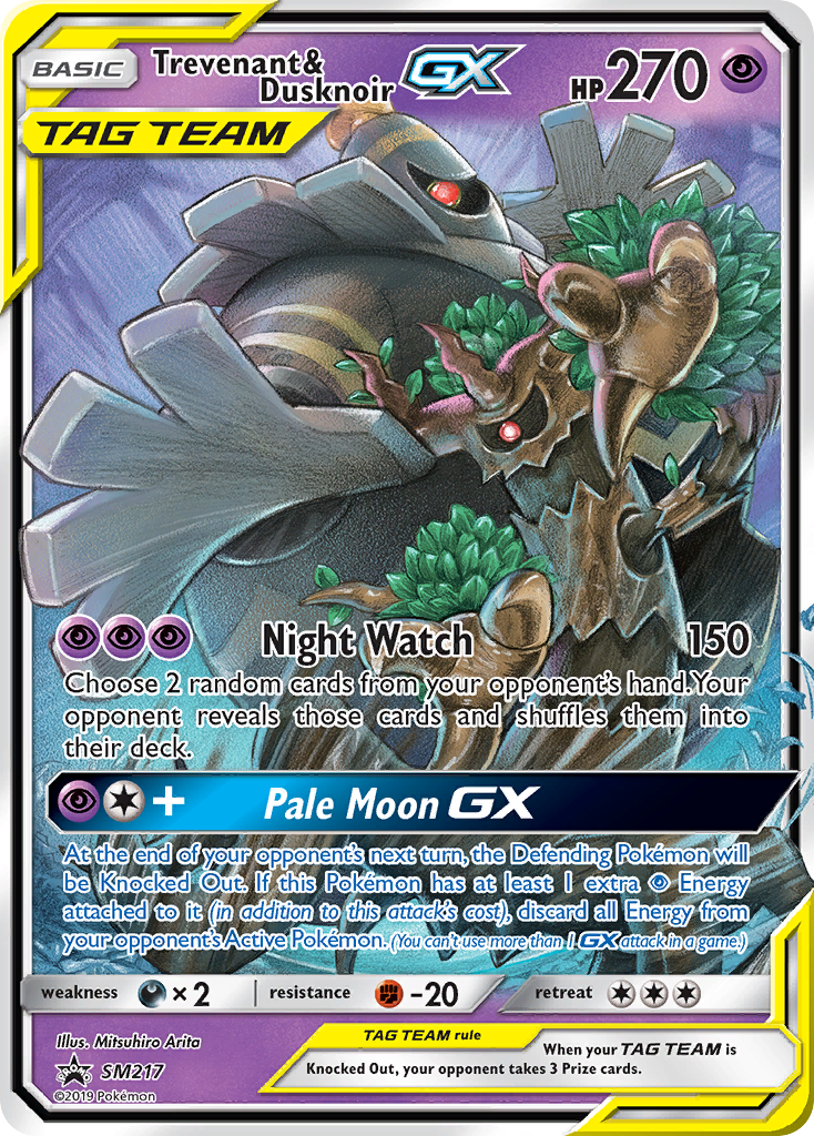 Trevenant & Dusknoir GX (SM217) [Sun & Moon: Black Star Promos] | Mindsight Gaming