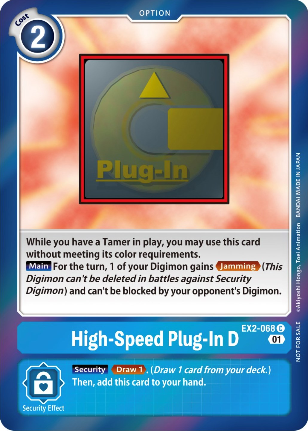 High-Speed Plug-In D [EX2-068] (Event Pack 4) [Digital Hazard Promos] | Mindsight Gaming