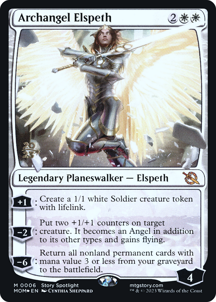 Archangel Elspeth [March of the Machine Prerelease Promos] | Mindsight Gaming