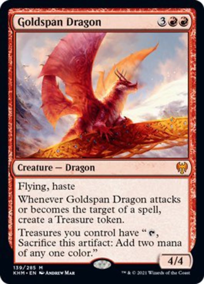 Goldspan Dragon [Kaldheim] | Mindsight Gaming