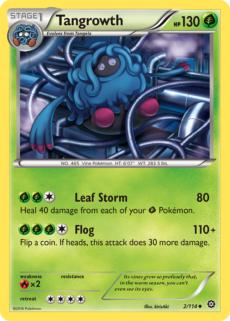 Tangrowth (2/114) [XY: Steam Siege] | Mindsight Gaming