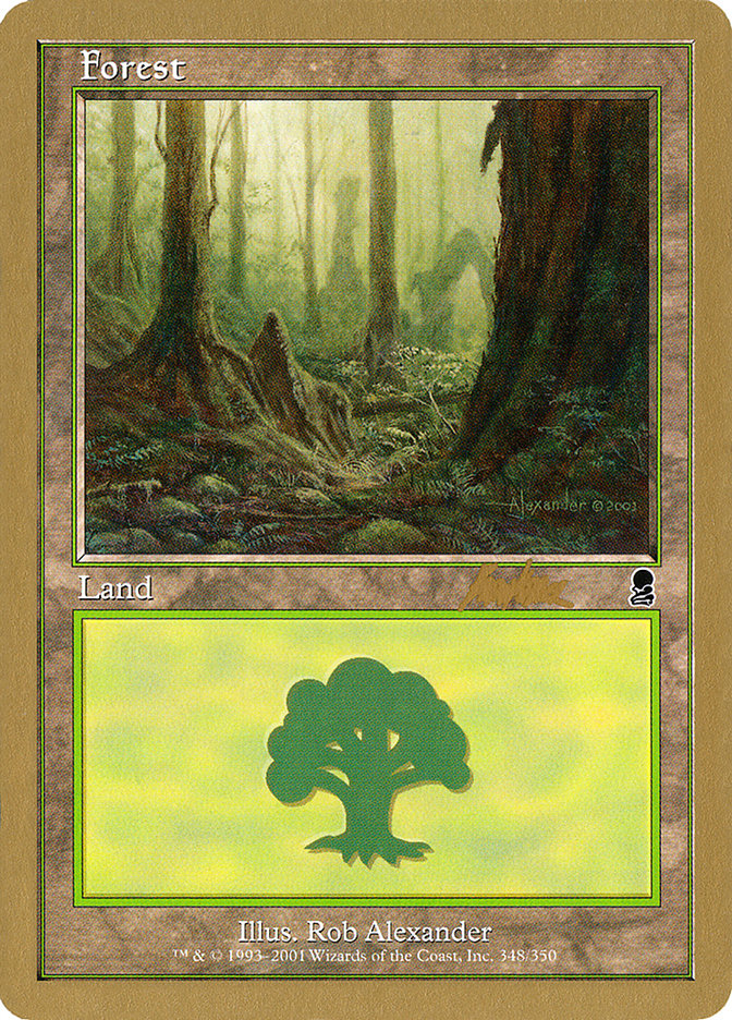 Forest (bk348) (Brian Kibler) [World Championship Decks 2002] | Mindsight Gaming