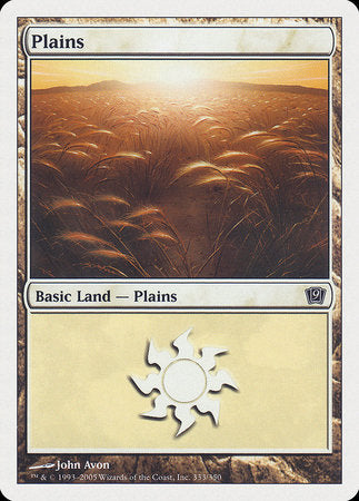 Plains (333) [Ninth Edition] | Mindsight Gaming