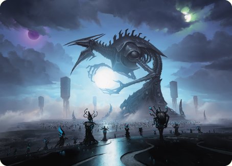 Blue Sun's Zenith Art Card [Phyrexia: All Will Be One Art Series] | Mindsight Gaming