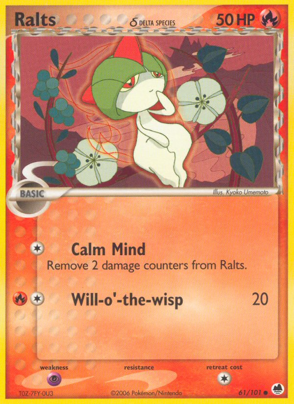 Ralts (61/101) (Delta Species) [EX: Dragon Frontiers] | Mindsight Gaming