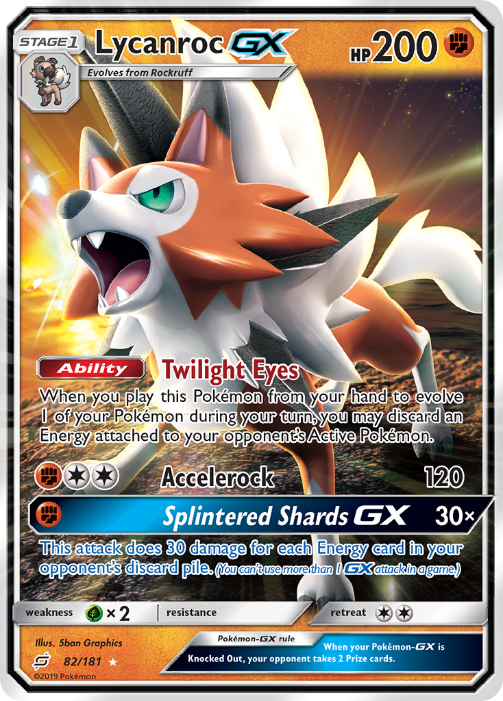 Lycanroc GX (82/181) [Sun & Moon: Team Up] | Mindsight Gaming