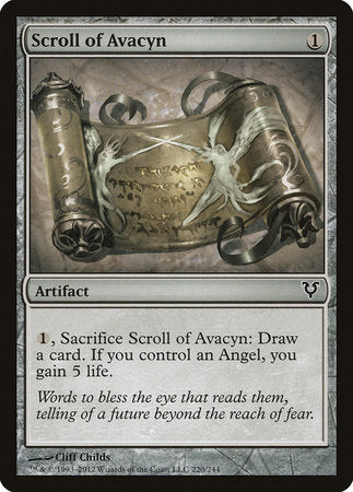 Scroll of Avacyn [Avacyn Restored] | Mindsight Gaming