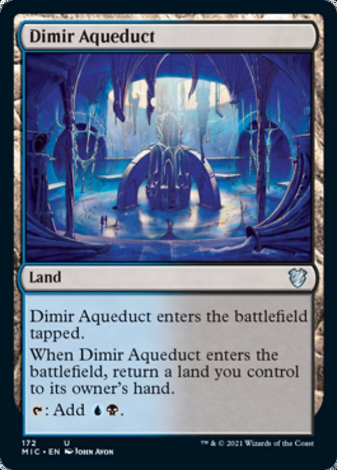 Dimir Aqueduct [Innistrad: Midnight Hunt Commander] | Mindsight Gaming