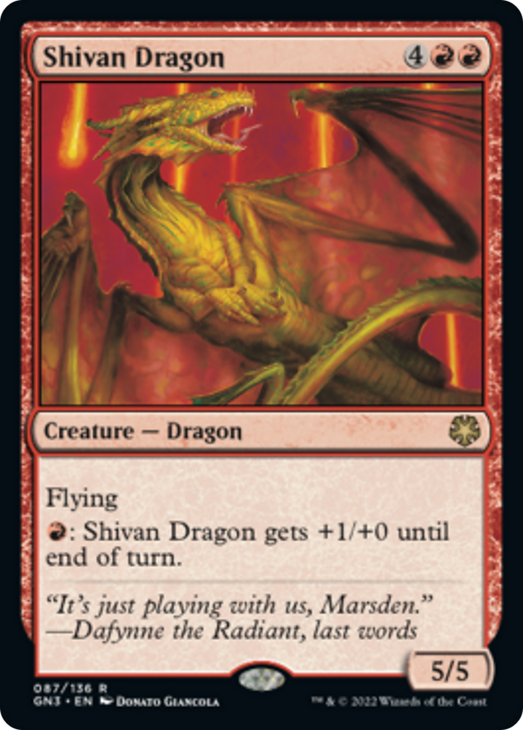 Shivan Dragon [Game Night: Free-for-All] | Mindsight Gaming