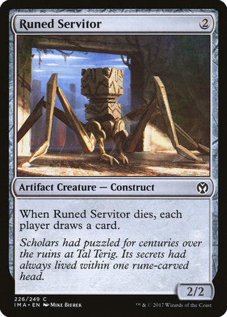 Runed Servitor [Iconic Masters] | Mindsight Gaming