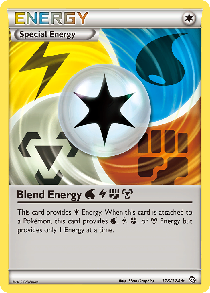 Blend Energy WaterLightningFightingMetal (118/124) [Black & White: Dragons Exalted] | Mindsight Gaming