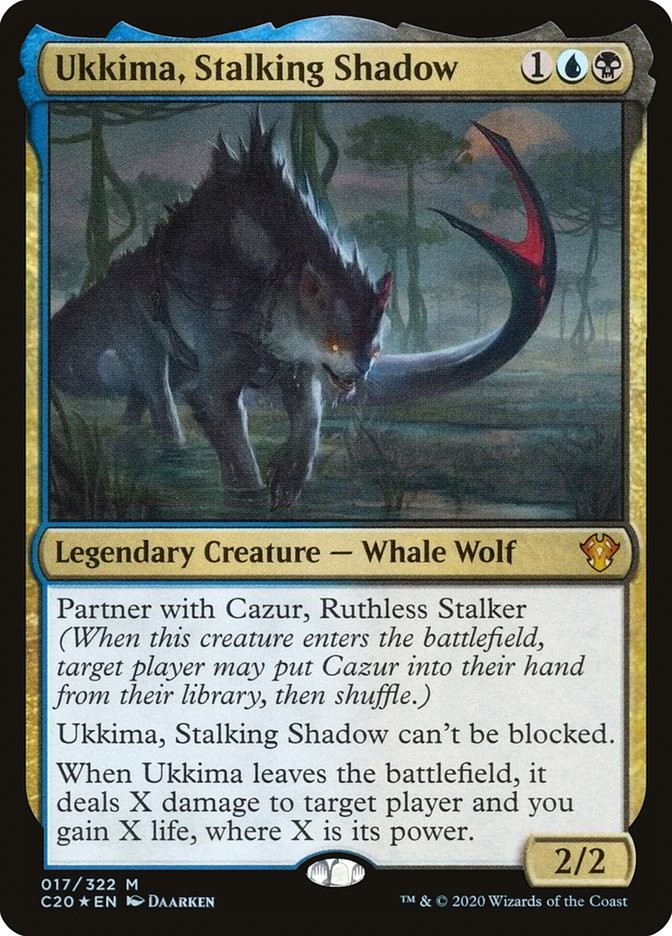 Ukkima, Stalking Shadow [Commander 2020] | Mindsight Gaming