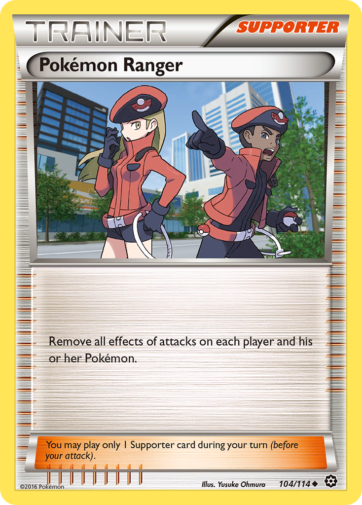 Pokemon Ranger (104/114) [XY: Steam Siege] | Mindsight Gaming