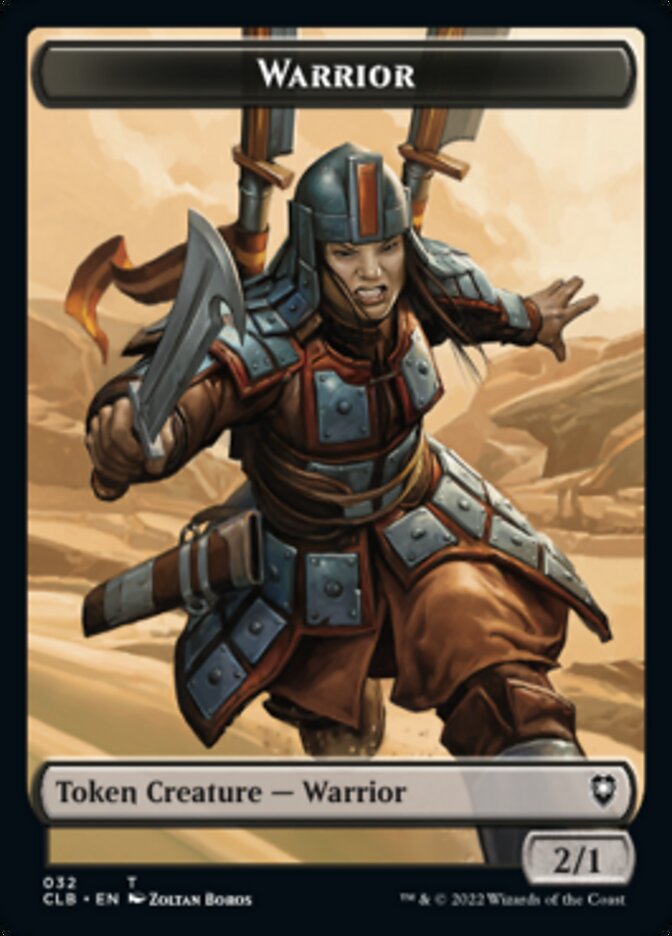 Warrior // Inkling Double-sided Token [Commander Legends: Battle for Baldur's Gate Tokens] | Mindsight Gaming