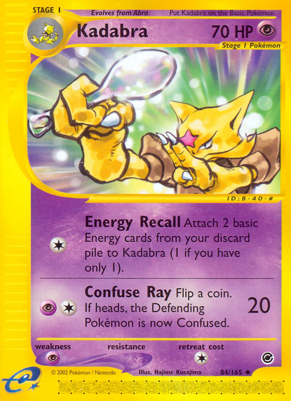 Kadabra (84/165) [Expedition: Base Set] | Mindsight Gaming