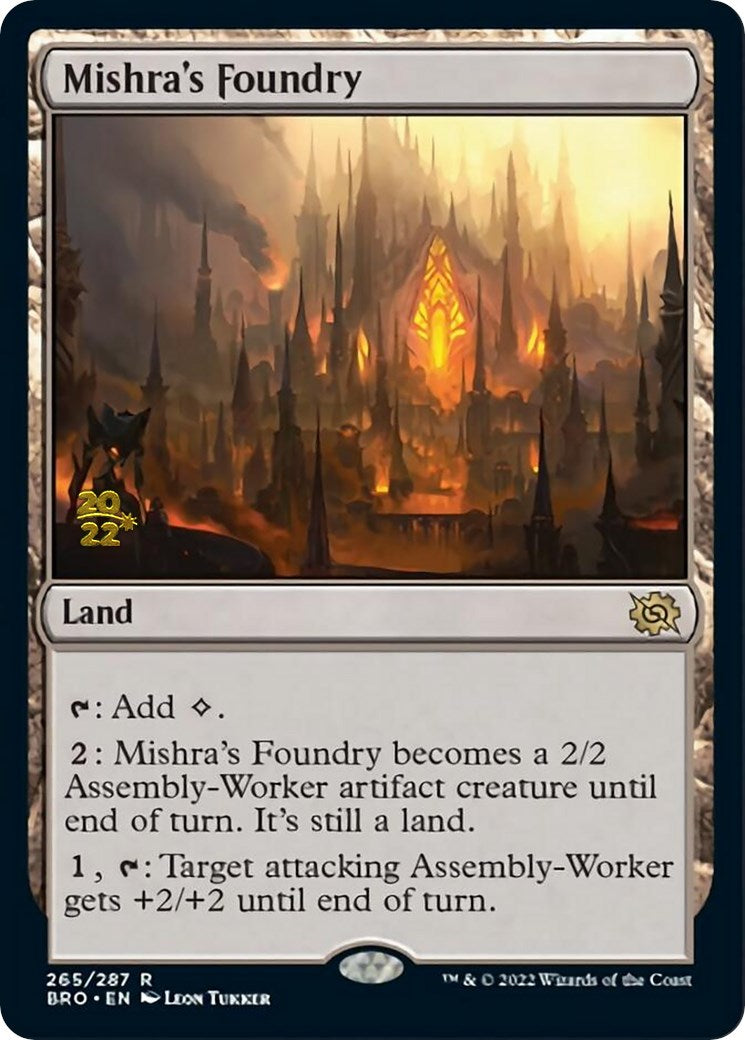 Mishra's Foundry [The Brothers' War: Prerelease Promos] | Mindsight Gaming