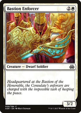 Bastion Enforcer [Aether Revolt] | Mindsight Gaming