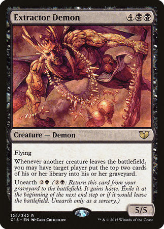 Extractor Demon [Commander 2015] | Mindsight Gaming