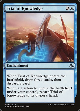 Trial of Knowledge [Amonkhet] | Mindsight Gaming