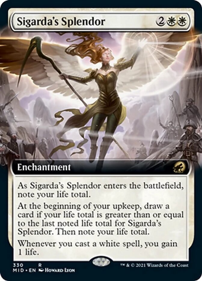 Sigarda's Splendor (Extended) [Innistrad: Midnight Hunt] | Mindsight Gaming