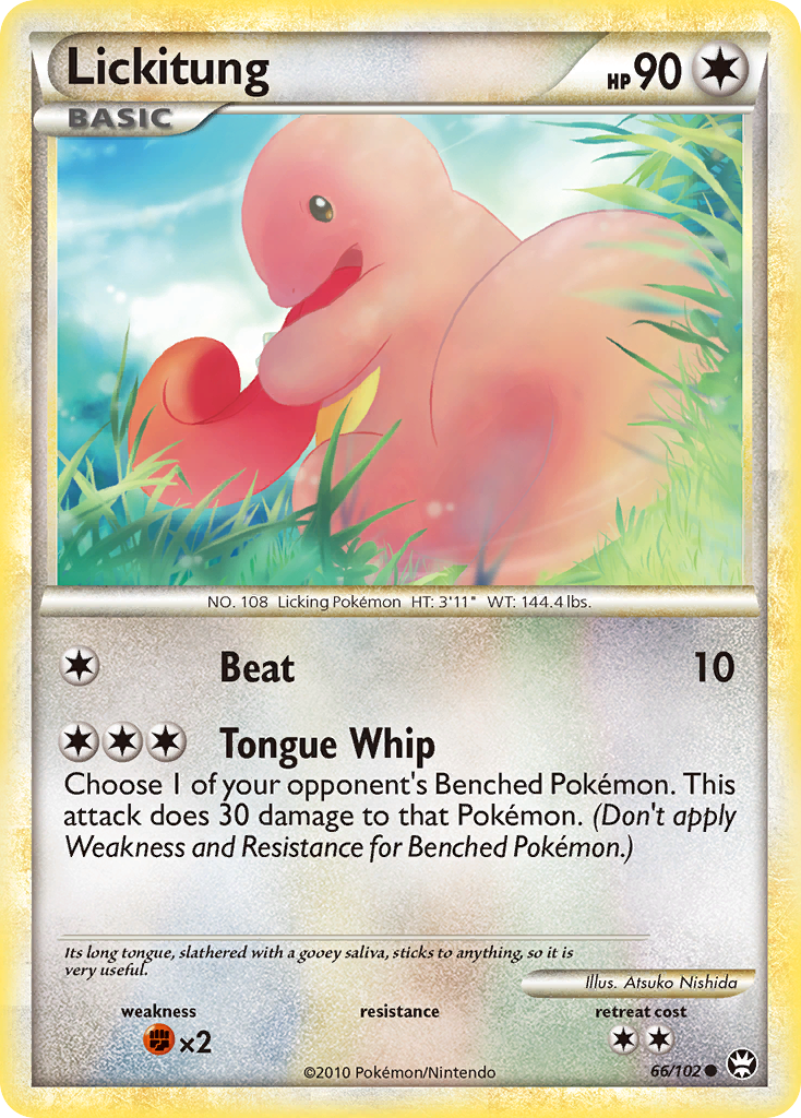 Lickitung (66/102) [HeartGold & SoulSilver: Triumphant] | Mindsight Gaming