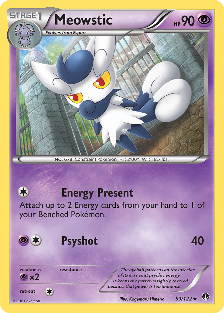 Meowstic (59/122) [XY: BREAKpoint] | Mindsight Gaming