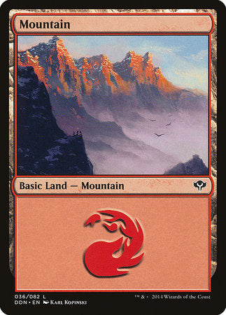 Mountain (36) [Duel Decks: Speed vs. Cunning] | Mindsight Gaming