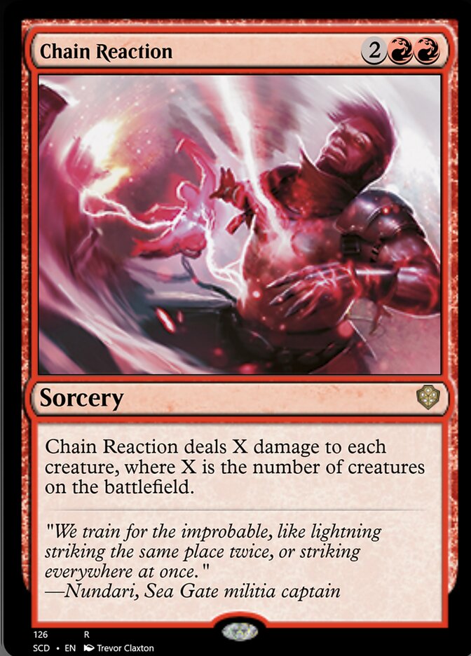 Chain Reaction [Starter Commander Decks] | Mindsight Gaming