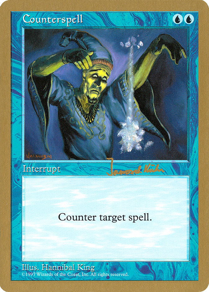 Counterspell (Janosch Kuhn) [World Championship Decks 1997] | Mindsight Gaming