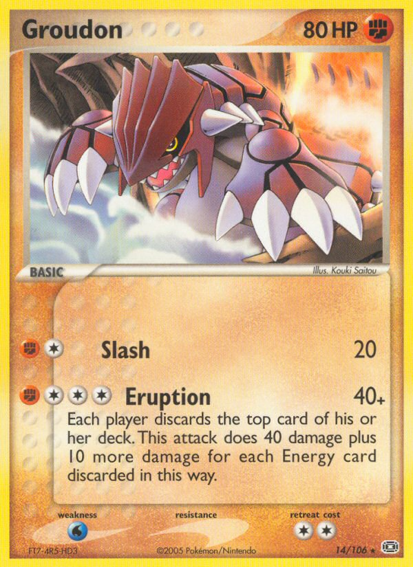 Groudon (14/106) [EX: Emerald] | Mindsight Gaming