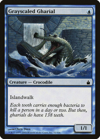 Grayscaled Gharial [Ravnica: City of Guilds] | Mindsight Gaming