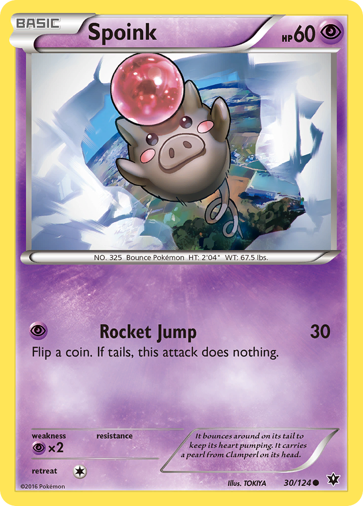 Spoink (30/124) [XY: Fates Collide] | Mindsight Gaming