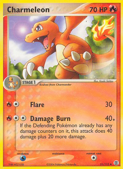 Charmeleon (31/112) [EX: FireRed & LeafGreen] | Mindsight Gaming