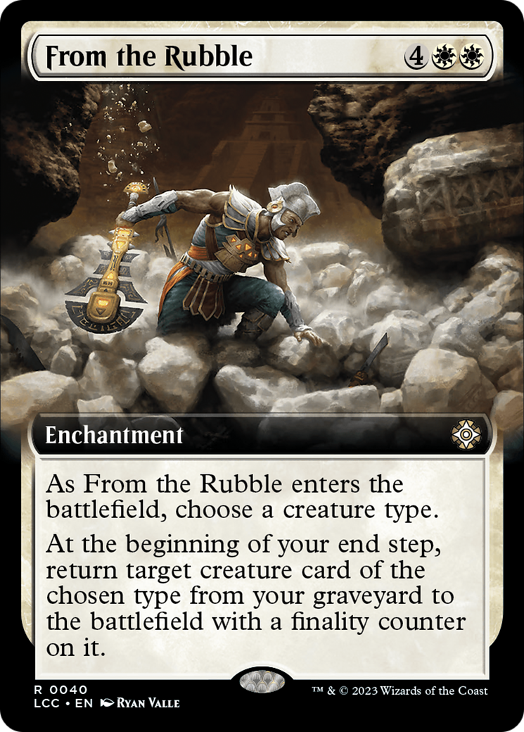 From the Rubble (Extended Art) [The Lost Caverns of Ixalan Commander] | Mindsight Gaming