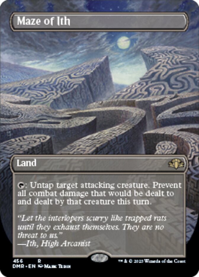 Maze of Ith (Borderless Alternate Art) [Dominaria Remastered] | Mindsight Gaming