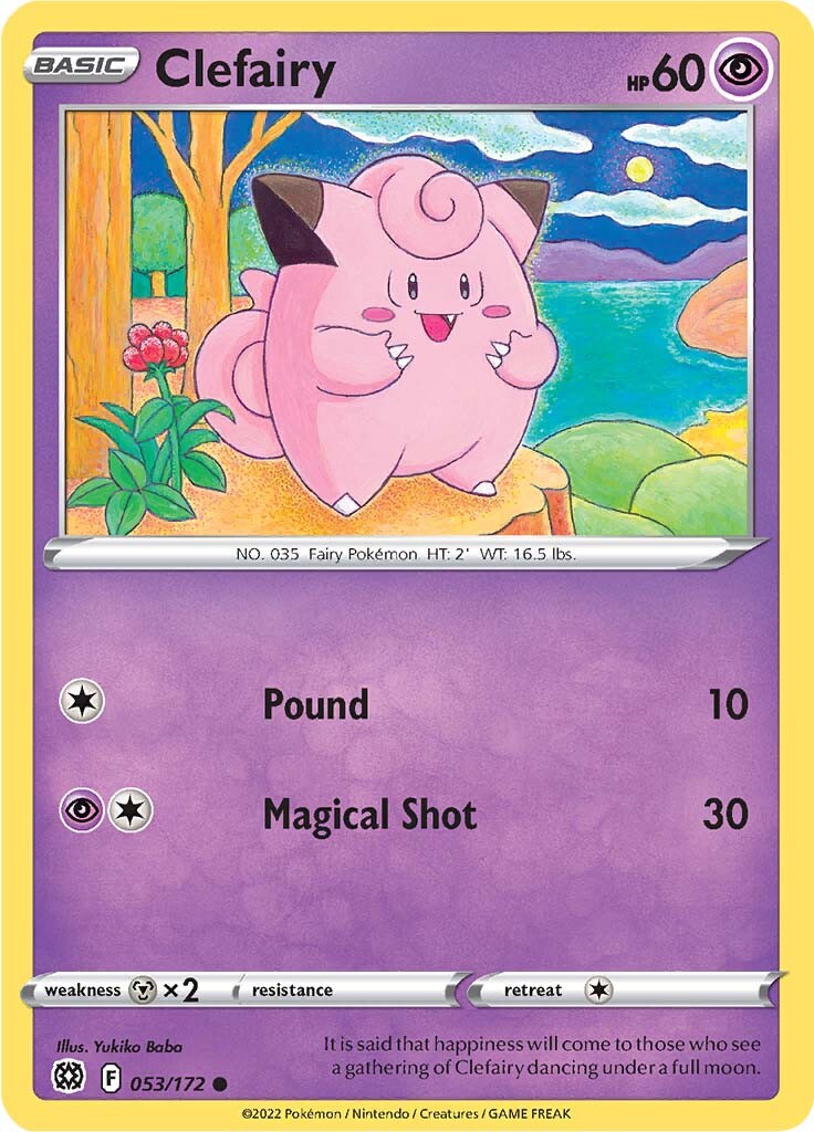 Clefairy (053/172) [Sword & Shield: Brilliant Stars] | Mindsight Gaming