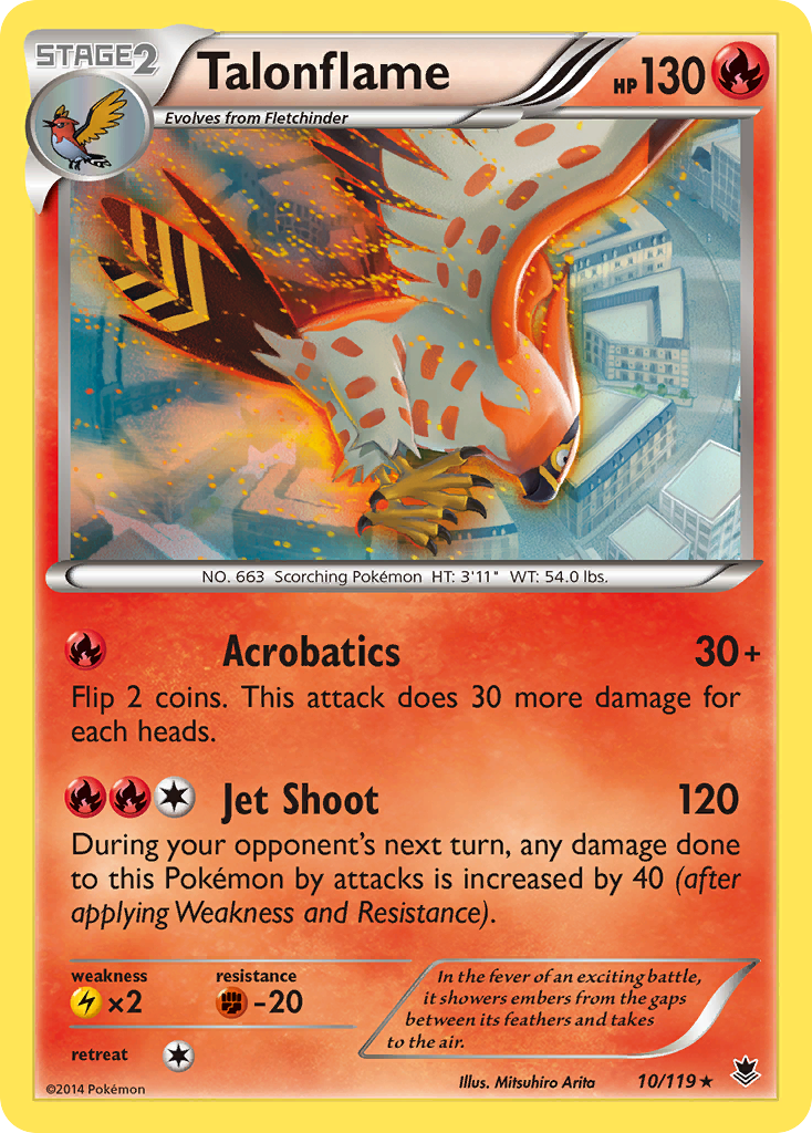 Talonflame (10/119) [XY: Phantom Forces] | Mindsight Gaming