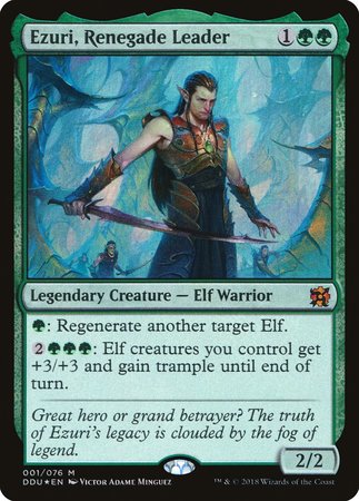 Ezuri, Renegade Leader [Duel Decks: Elves vs. Inventors] | Mindsight Gaming