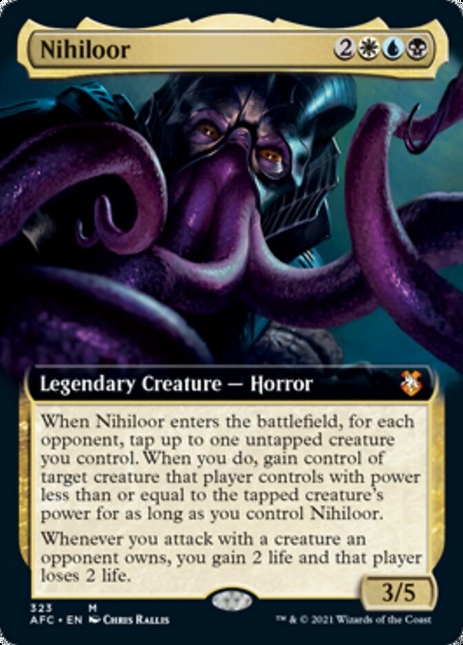 Nihiloor (Extended) [Dungeons & Dragons: Adventures in the Forgotten Realms Commander] | Mindsight Gaming