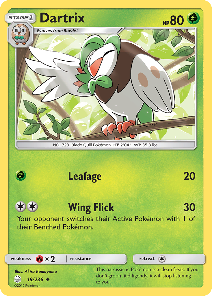 Dartrix (19/236) [Sun & Moon: Cosmic Eclipse] | Mindsight Gaming