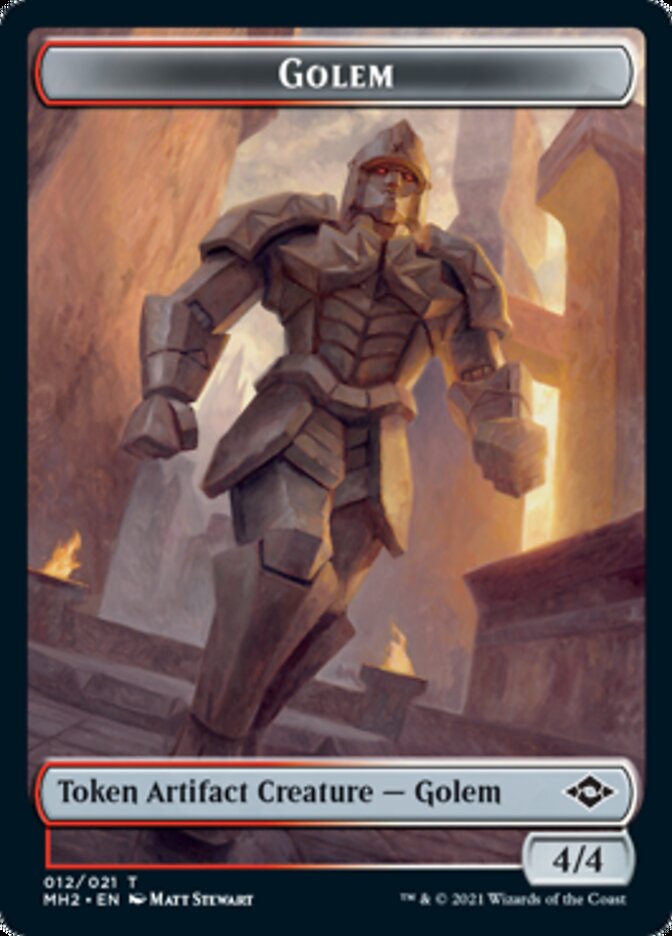 Golem Token [Modern Horizons 2 Tokens] | Mindsight Gaming