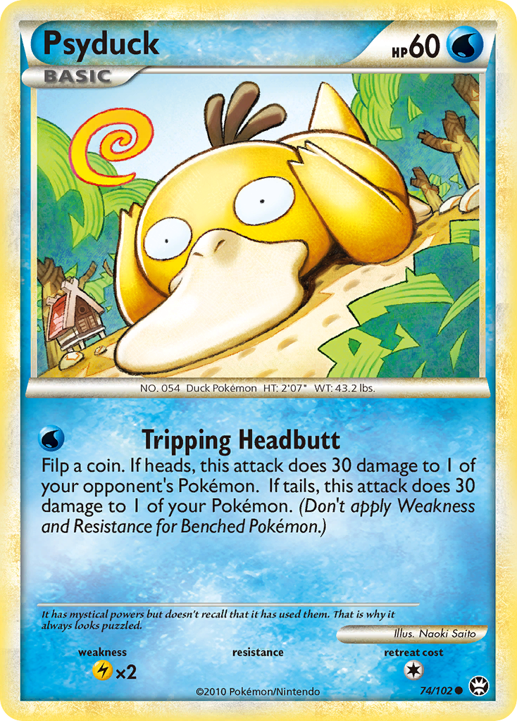 Psyduck (74/102) [HeartGold & SoulSilver: Triumphant] | Mindsight Gaming