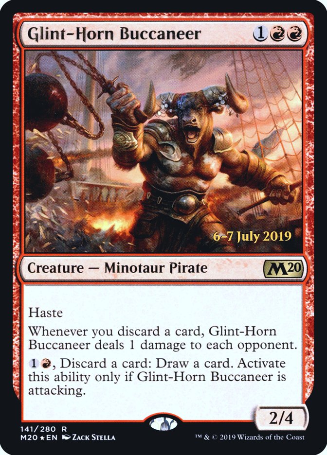 Glint-Horn Buccaneer  [Core Set 2020 Prerelease Promos] | Mindsight Gaming