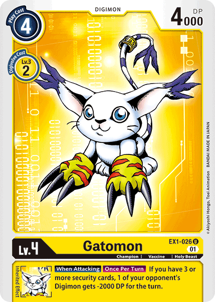 Gatomon [EX1-026] [Classic Collection] | Mindsight Gaming