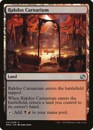 Rakdos Carnarium [Modern Masters 2015] | Mindsight Gaming