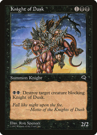 Knight of Dusk [Tempest] | Mindsight Gaming